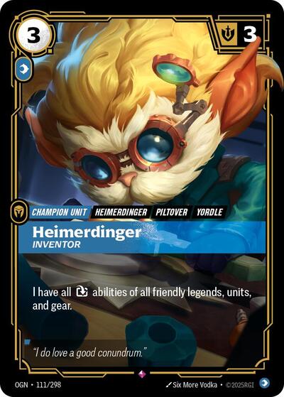 Heimerdinger Inventor (Origins) Light Play Foil