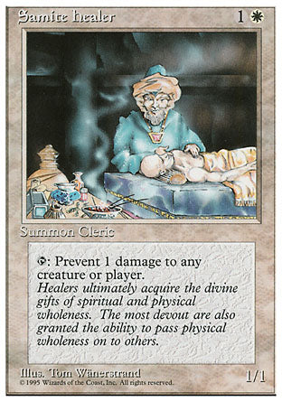 Samite Healer (4th Edition) Medium Play