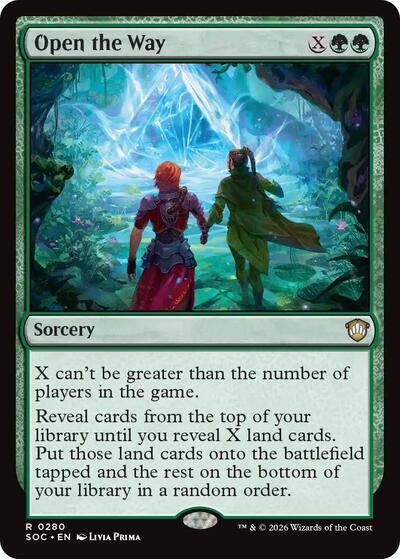 Open the Way (Commander: Secrets of Strixhaven) Light Play