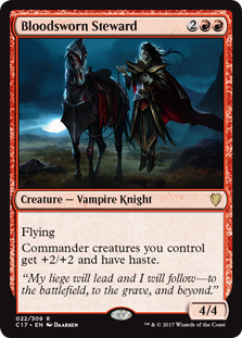 Bloodsworn Steward (Commander 2017) Damaged / Poor