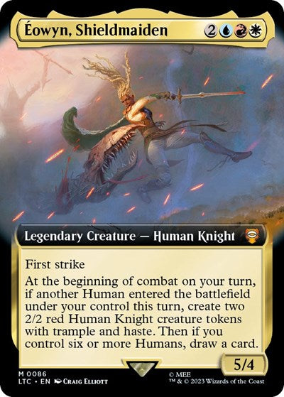 Eowyn, Shieldmaiden (Extended Art) (Commander: The Lord of the Rings: Tales of Middle-earth) Light Play