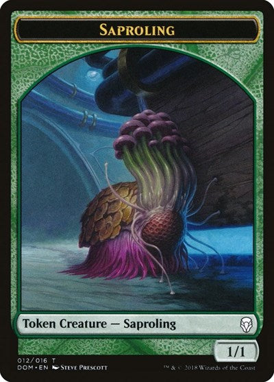 Saproling Token (012) (Dominaria) Light Play
