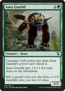 Aura Gnarlid (Commander 2018) Medium Play