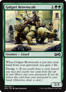Golgari Brownscale (Ultimate Masters) Light Play