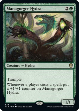 Managorger Hydra (Commander Legends: Battle for Baldur's Gate) Light Play