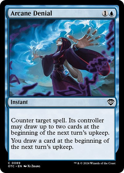 Arcane Denial (Commander: Outlaws of Thunder Junction) Light Play