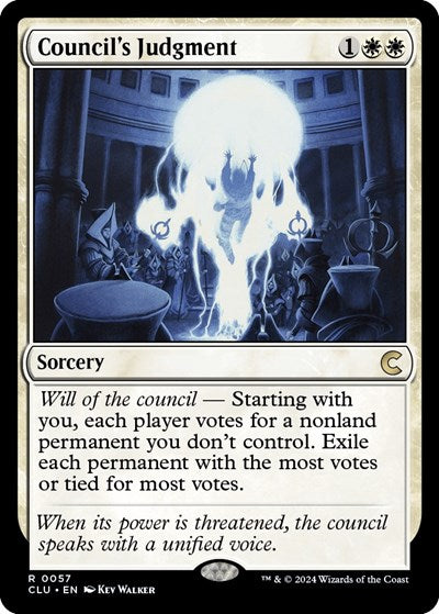 Council's Judgment (Ravnica: Clue Edition) Light Play