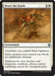 Brave the Sands (Khans of Tarkir) Medium Play