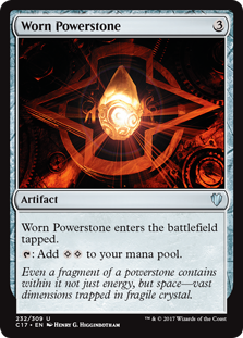 Worn Powerstone (Commander 2017) Medium Play