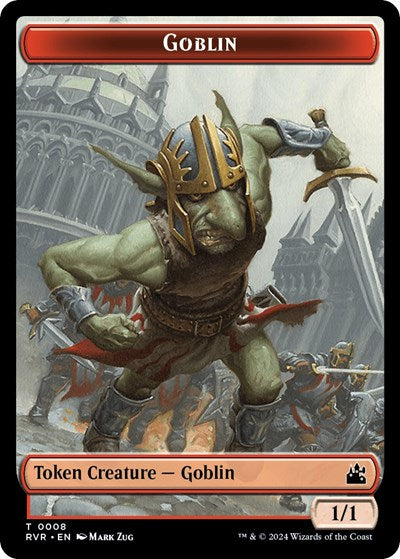 Goblin Token (0008) (Ravnica Remastered) Light Play