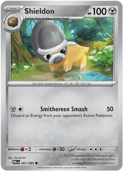 Shieldon (ME05: Pitch Black) Light Play