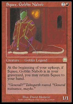 Squee, Goblin Nabob (Mercadian Masques) Medium Play