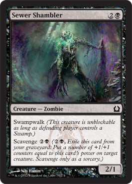 Sewer Shambler (Return to Ravnica) Light Play Foil