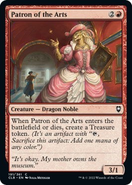 Patron of the Arts (Commander Legends: Battle for Baldur's Gate) Light Play