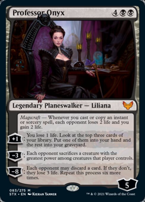 Professor Onyx (Strixhaven) Light Play Foil
