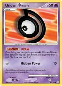 Unown (D) (Diamond and Pearl) Medium Play
