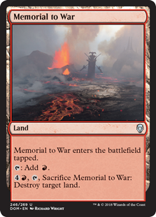 Memorial to War (Dominaria) Light Play