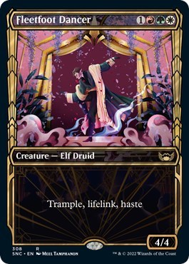 Fleetfoot Dancer (Showcase) (Streets of New Capenna) Light Play