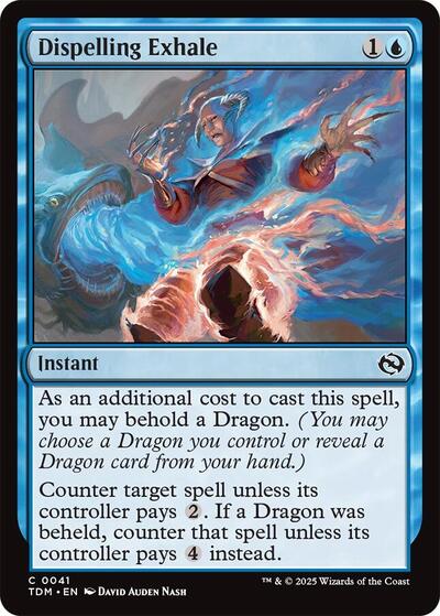 Dispelling Exhale (Tarkir: Dragonstorm) Light Play Foil