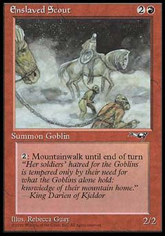Enslaved Scout (Horses) (Alliances) Medium Play