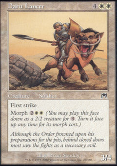 Daru Lancer (Onslaught) Light Play