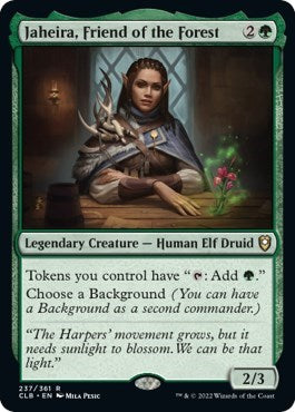 Jaheira, Friend of the Forest (Commander Legends: Battle for Baldur's Gate) Light Play Foil