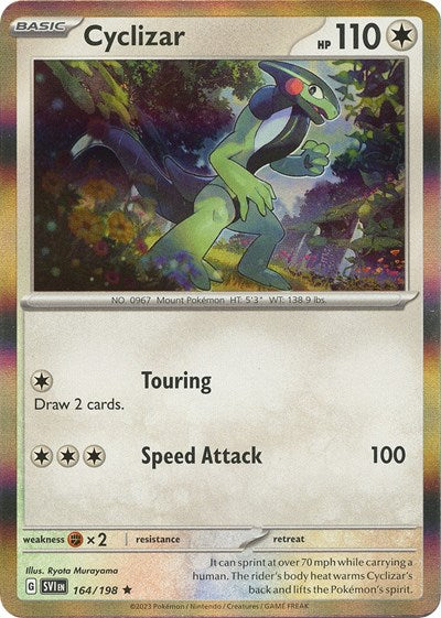 Cyclizar - 164 (Scarlet and Violet: Base Set) Light Play Reverse Holofoil
