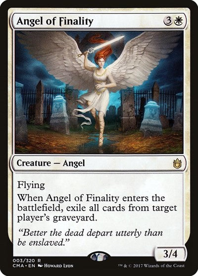 Angel of Finality (Commander Anthology) Light Play