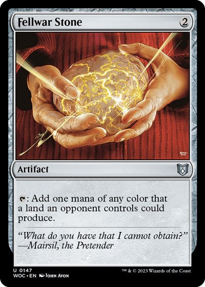 Fellwar Stone (Commander: Wilds of Eldraine) Light Play