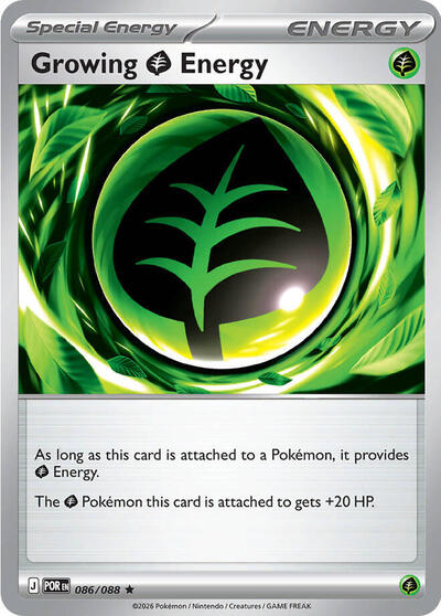 Growing Grass Energy (ME03: Perfect Order) Light Play Reverse Holofoil