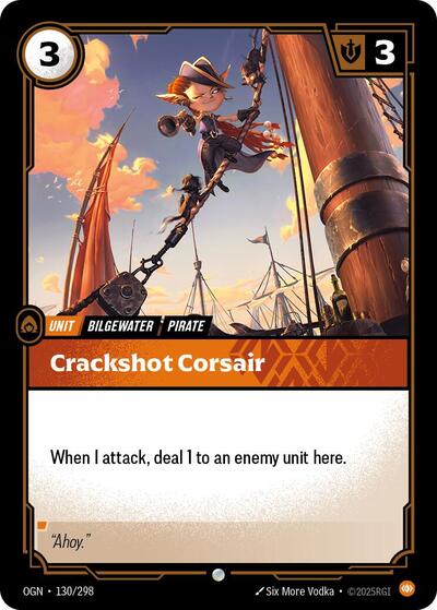 Crackshot Corsair (Origins) Light Play