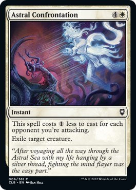 Astral Confrontation (Commander Legends: Battle for Baldur's Gate) Medium Play Foil