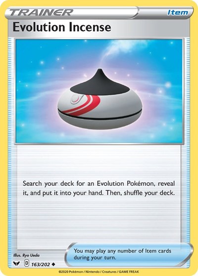 Evolution Incense (SWSH01: Sword & Shield Base Set) Light Play