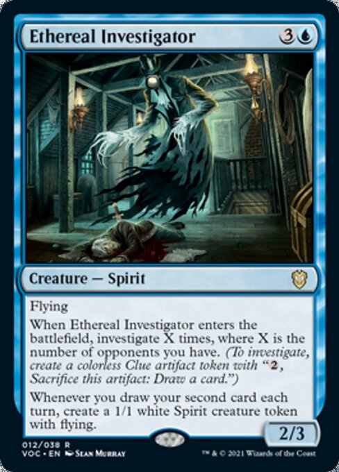 Ethereal Investigator (Commander 2021 Crimson Vow) Light Play
