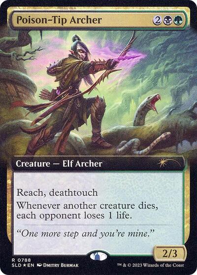 Poison-Tip Archer (Extended Art) (Secret Lair) Light Play Foil