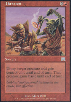 Threaten (Onslaught) Light Play