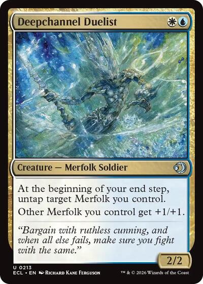 Deepchannel Duelist (Lorwyn Eclipsed) Light Play Foil