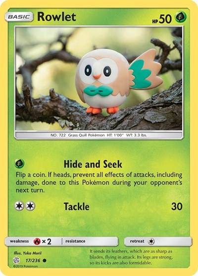 Rowlet - 17 (SM - Cosmic Eclipse) Heavy Play