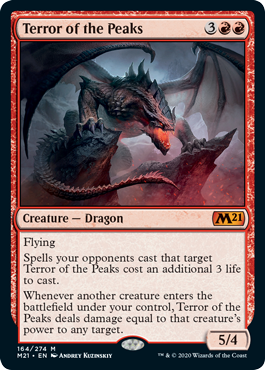 Terror of the Peaks (Magic 2021 Core Set) Near Mint
