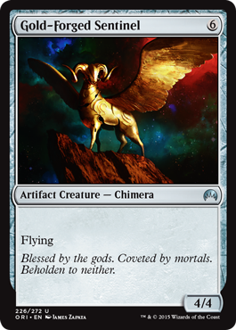 Gold-Forged Sentinel (Magic Origins) Heavy Play