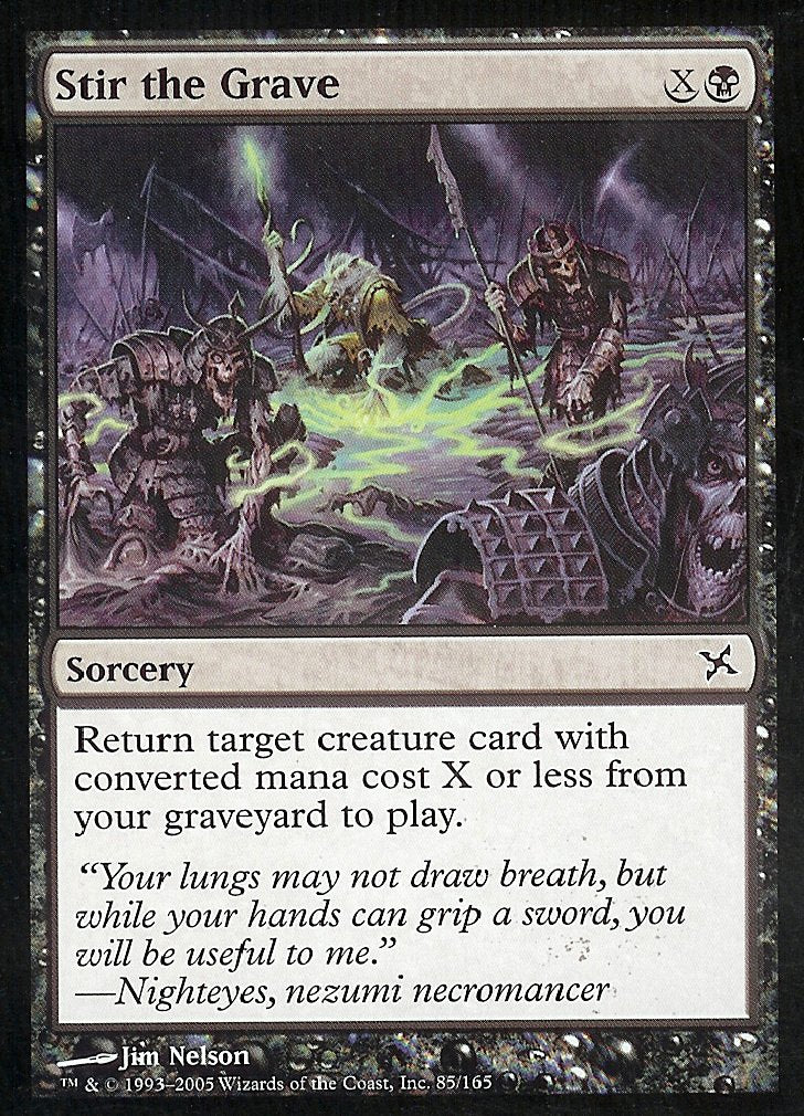 Stir the Grave (Betrayers of Kamigawa) Light Play