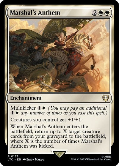 Marshal's Anthem (Commander: The Lord of the Rings: Tales of Middle-earth) Light Play
