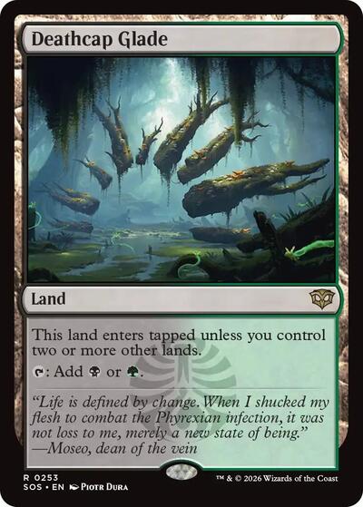 Deathcap Glade (Secrets of Strixhaven) Light Play Foil