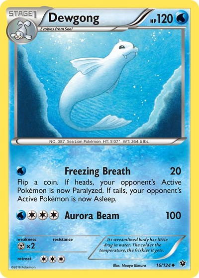 Dewgong (XY - Fates Collide) Light Play