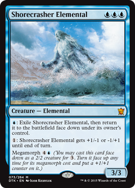 Shorecrasher Elemental (Dragons of Tarkir) Heavy Play
