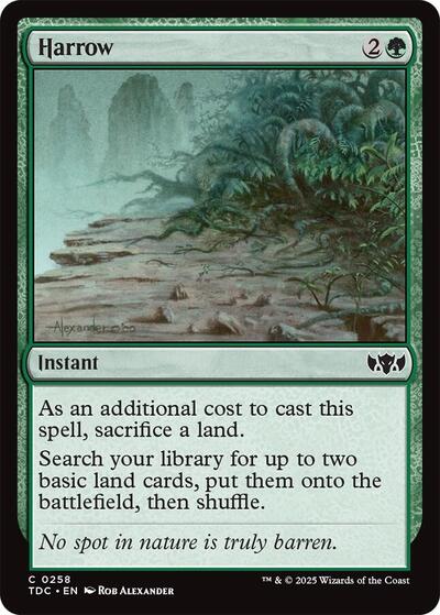 Harrow (Commander: Tarkir: Dragonstorm) Light Play