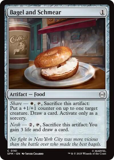 Bagel and Schmear (Marvel's Spider-Man) Light Play Foil