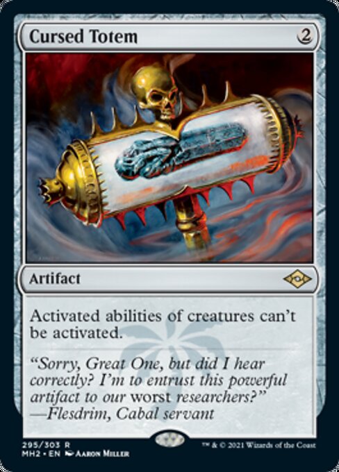 Cursed Totem (Modern Horizons 2) Light Play Foil
