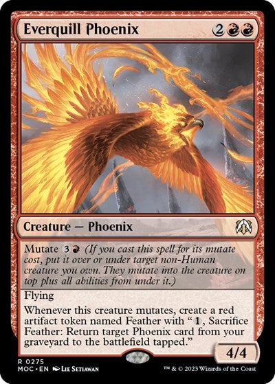 Everquill Phoenix (Commander: March of the Machine) Light Play