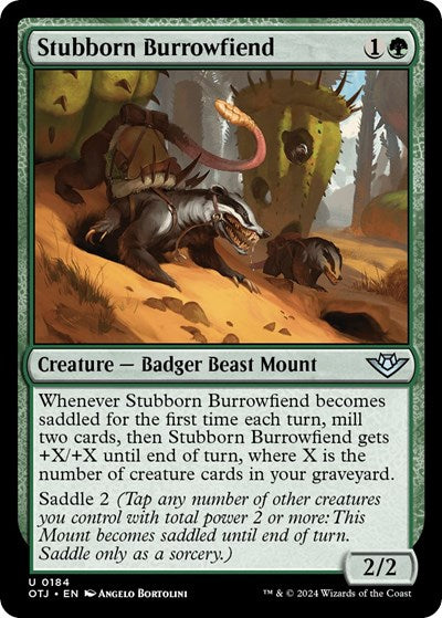 Stubborn Burrowfiend (Outlaws of Thunder Junction) Light Play